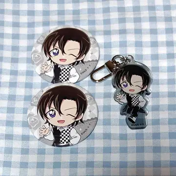 명탐정 코난 캔뱃지 아크릴 키링 하기와라 켄지