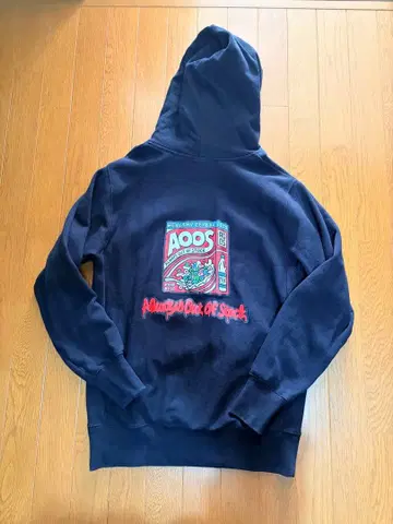 AOOS 프린트 후드티