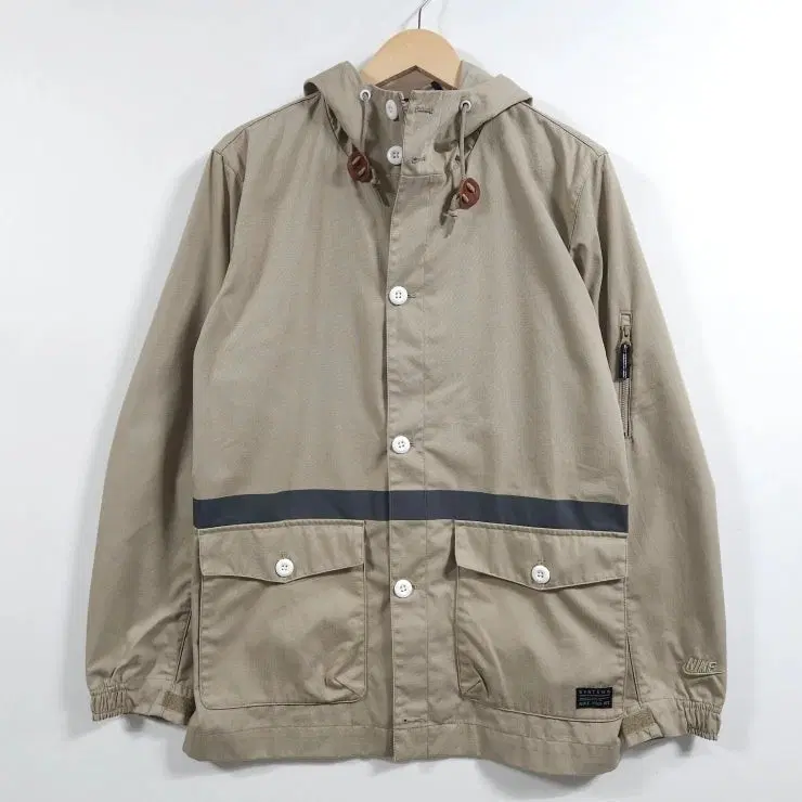 95 NIKE 나이키 후드 필드 자켓 세터데이 베이지
