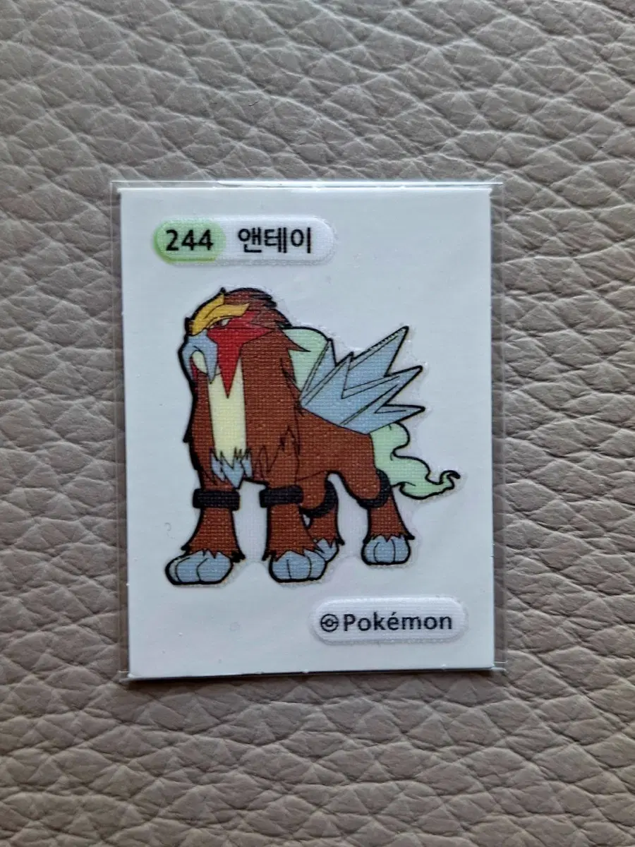 포켓몬스터 띠부씰 엔테이 스티커