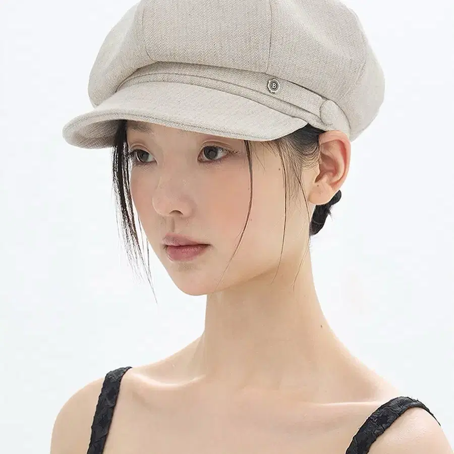 브라운햇 뉴스보이 캐스켓 - 아이보리 모자 캡