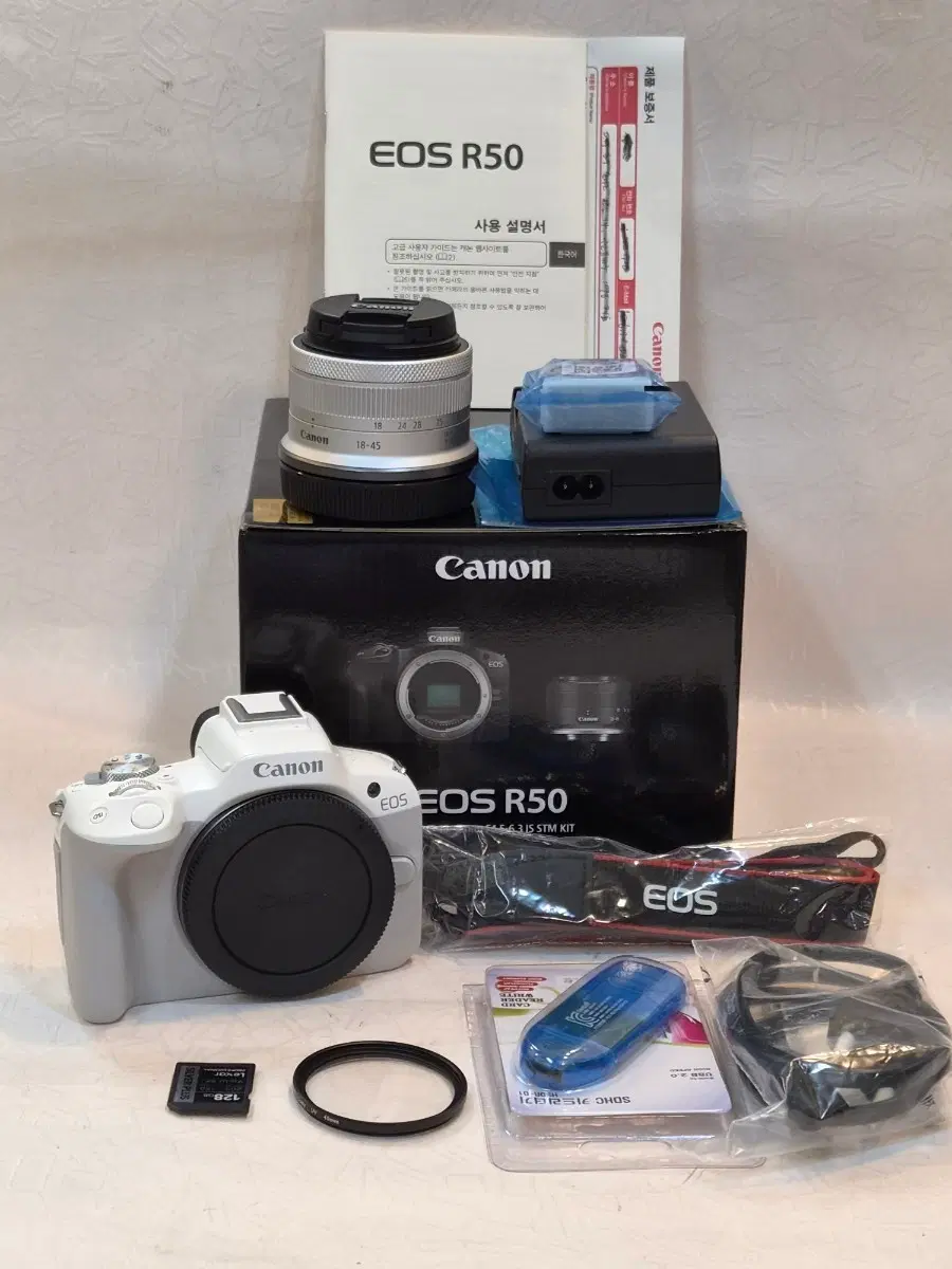 캐논정품 EOS R50 18-55MM 컷수 천 컷
