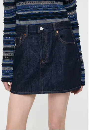 moussy MIDRISE DENIM 스커트