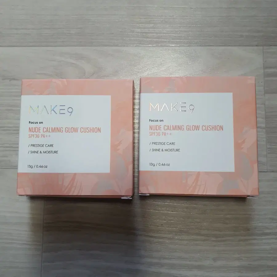 메이크나인 누드 카밍 글로우 쿠션 새상품 MAKE9 SPF36 PA++ 앰플 선쿠션 투명 베이지 내추럴 광채 저자극 밀착 커버 에어셸 퍼프