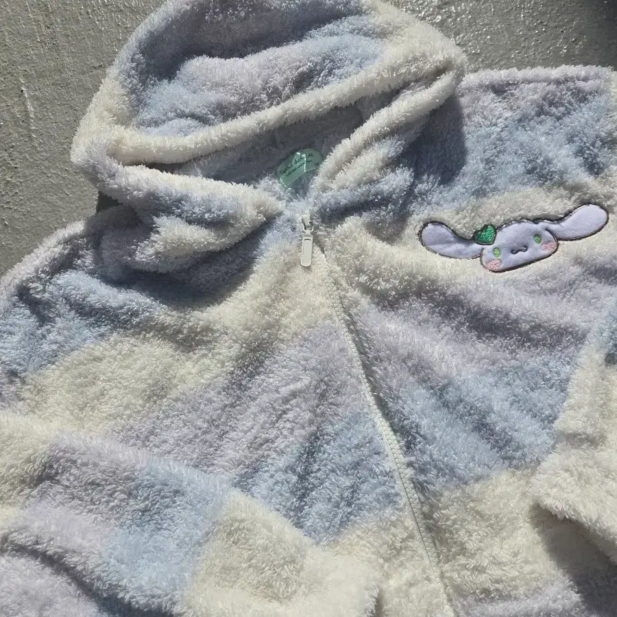 Sanrio 시나모롤 후리스 후드/팬츠 세트