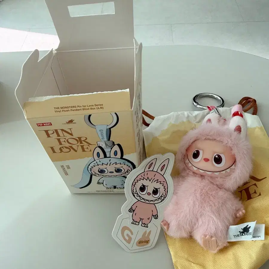 미니 라부부 핑크G(미사용 새상품)