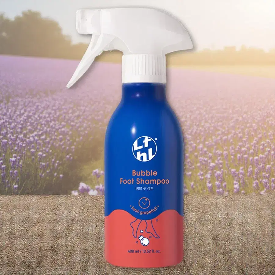 라이프홀릭 버블 풋샴푸 프레시자몽 1개입 6개 400ml