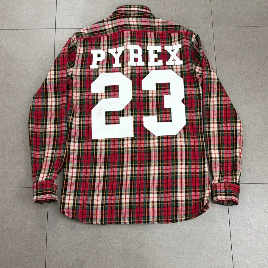 [M] 파이렉스 비전 (Pyrex Vision) 럭비 체크 플란넬 셔츠 (버질 아블로 아카이브)