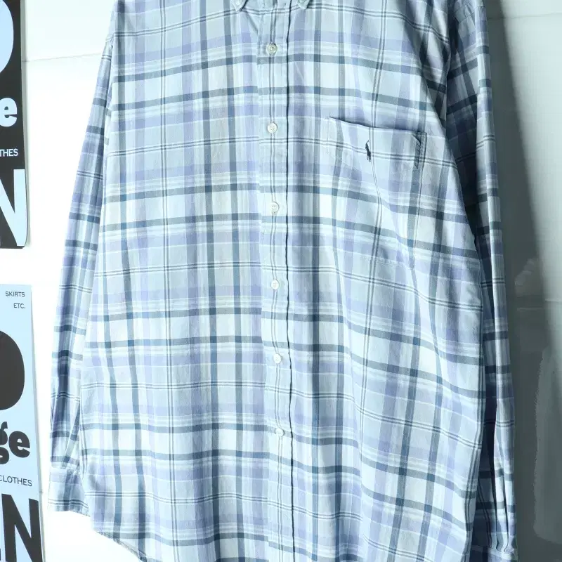(M-2XL) 폴로 랄프로렌 셔츠 남방 90S년대 체크-H39875