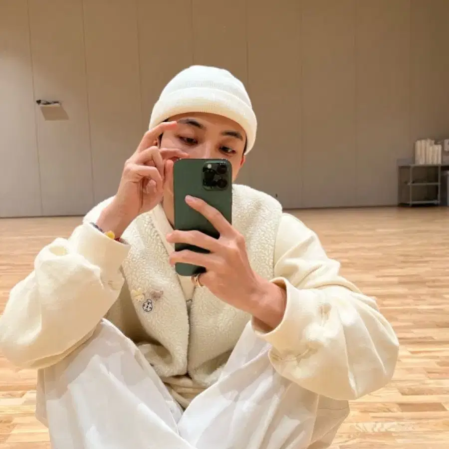 [세븐틴 정한 손민수템] 레인세인 뽀글이 와펜 조끼