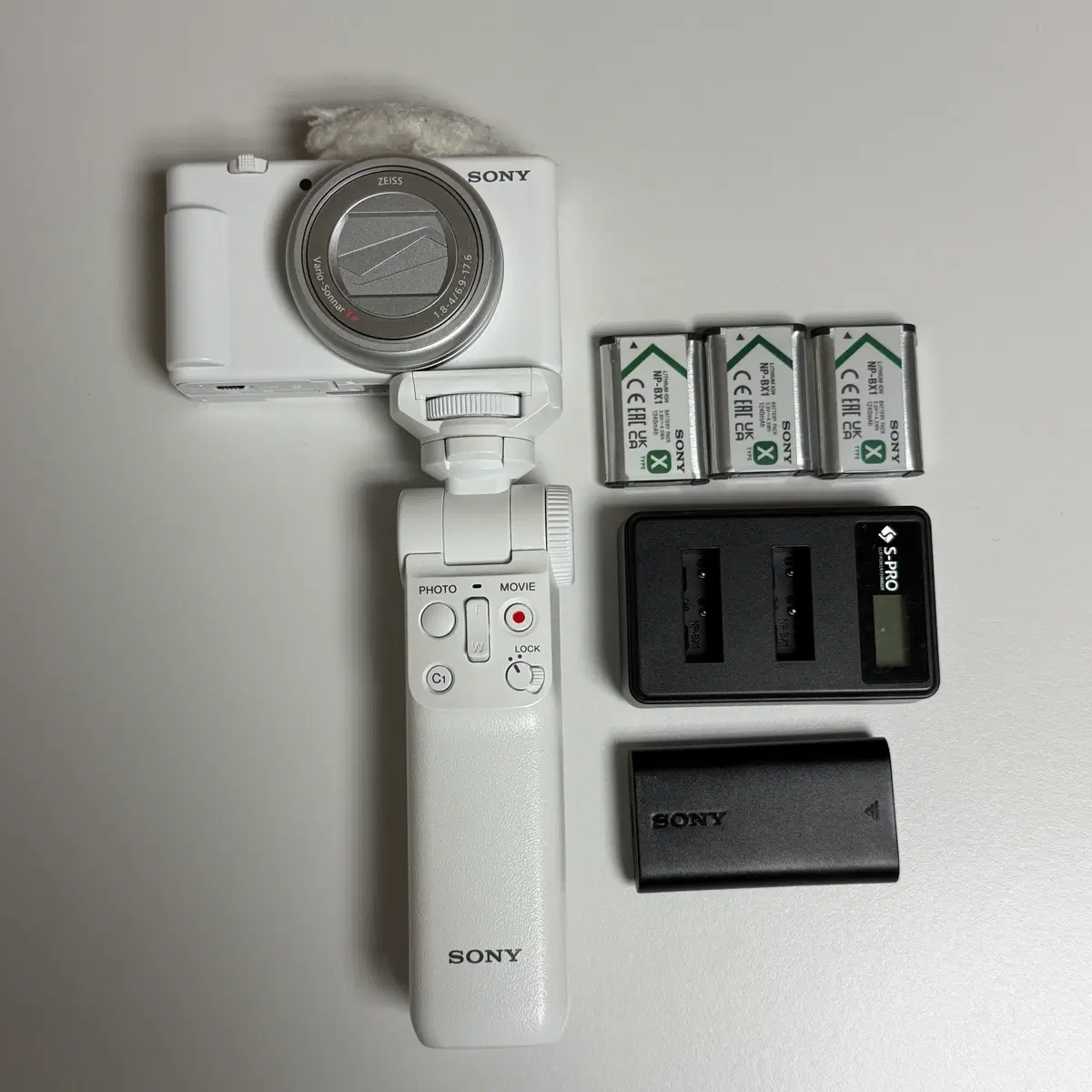 소니 ZV-1m2 카메라 슈팅그립 세트(배터리5개)