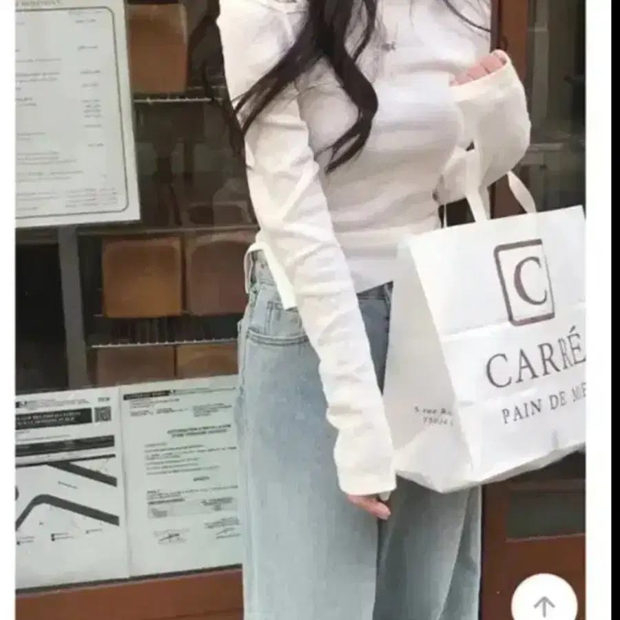 미니포에 웨어블 오프숄더 티셔츠