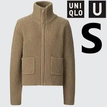 유니클로 라무 블렌드 집업 자켓 가디건