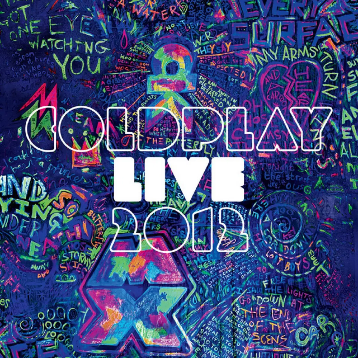 콜드플레이 2012 Live CD+DVD 앨범 시디 CD