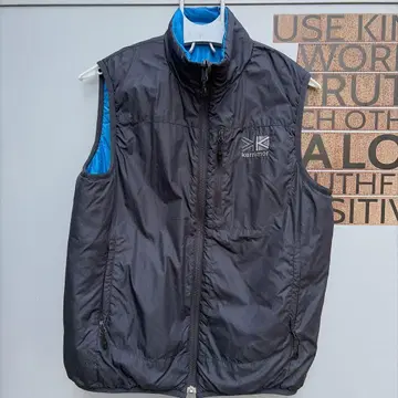 karrimor 충전솜 리버서블 베스트 그레이 x 블루
