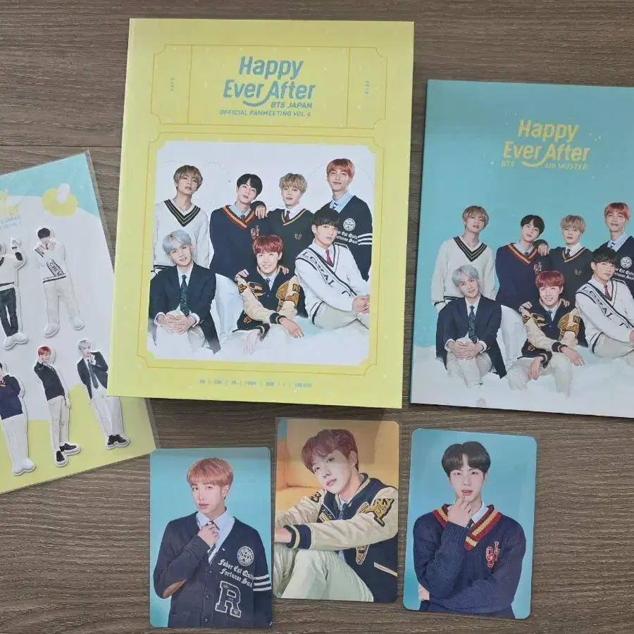 방탄소년단 BTS 머스터4기 머사터 블루레이 일본 Happy ever after 미니포카 3장