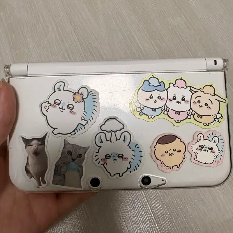 닌텐도 3ds xl 화이트 한국판 + 닌텐도 칩 (일괄)
