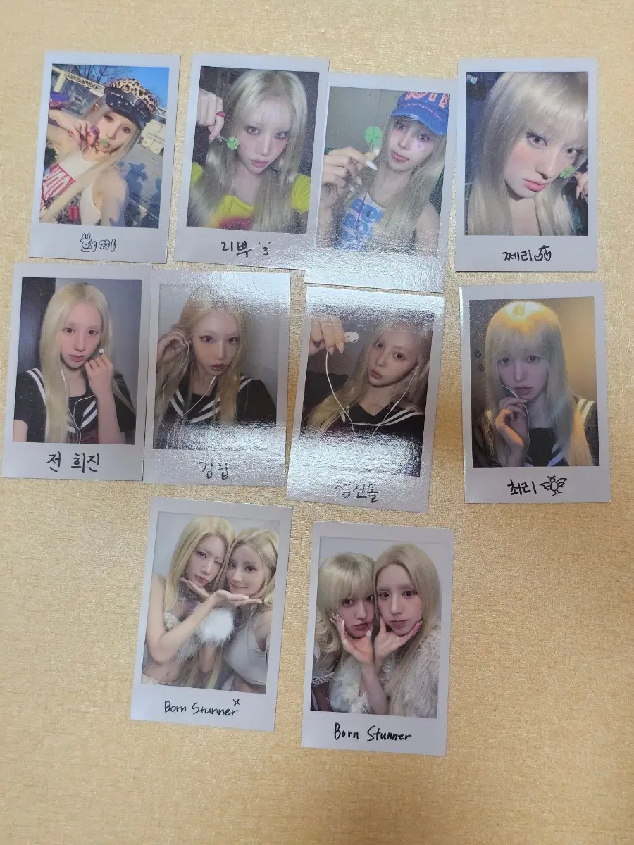 아르테미스 본스터너 공방포카 10장 풀세트 희진 김립 진솔 최리 이달소 이달의소녀 born stunner artms