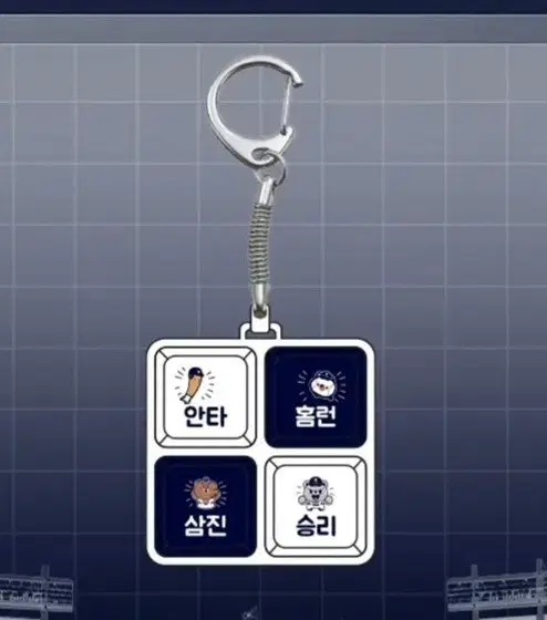 두산베어스 키캡(안타/홈런/삼진/승리)