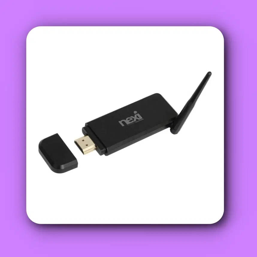 [딜러직판가/새상품] NX 4K 무선 MHL 동글 WiFi, DLNA, Miracast 전송 프로토콜  미라캐스트 / 미러링