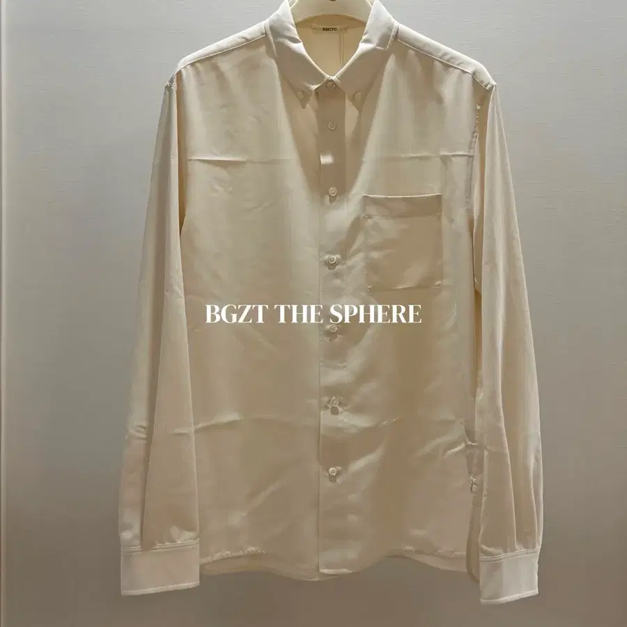 렉토 26FW 클래식 플루이드 셔츠 빈 아이보리