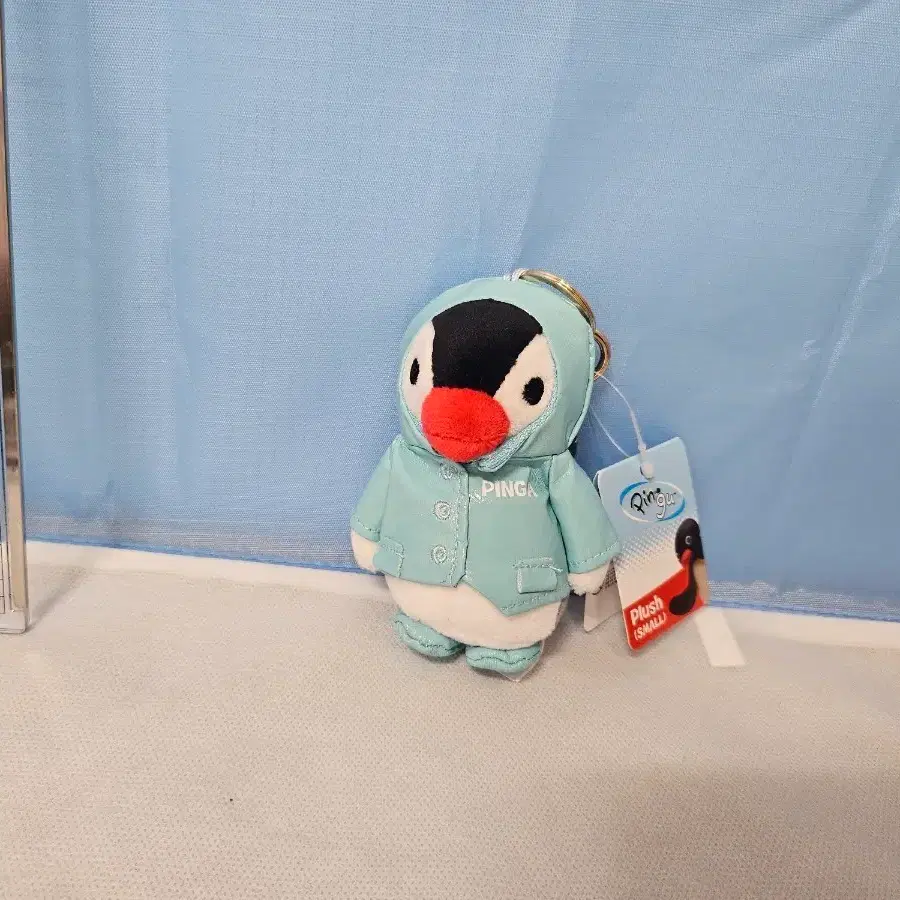 핑구 핑가 우비 인형 키링 10cm 핑가 Pingu 민트 가방고리 키링 인형 캐릭터인형 태그있음 새상품