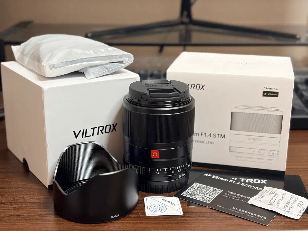 빌트록스 33mm F1.4 단렌즈 캐논 EF-M