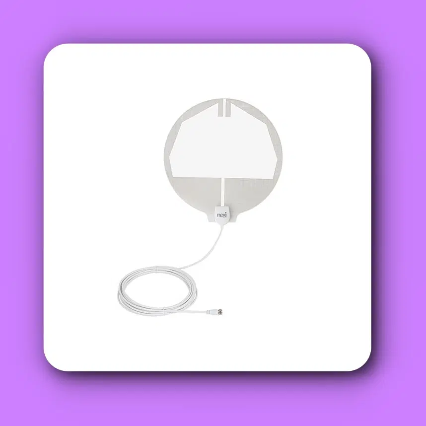 [딜러직판가/새상품]디지털 TV 실내용 안테나 UHD FHD 투명필름 원형