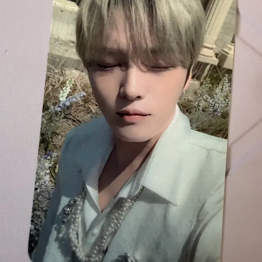김재중 MBC It's Live 방청 입장 포카 1장