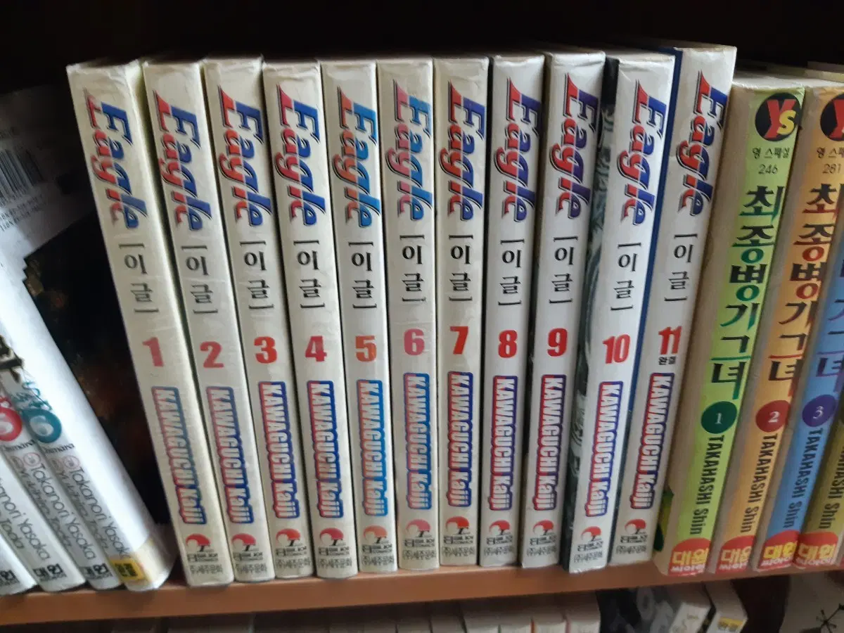 이글 1~11 완결 중고만화책 만화짱많아 프로안전상점