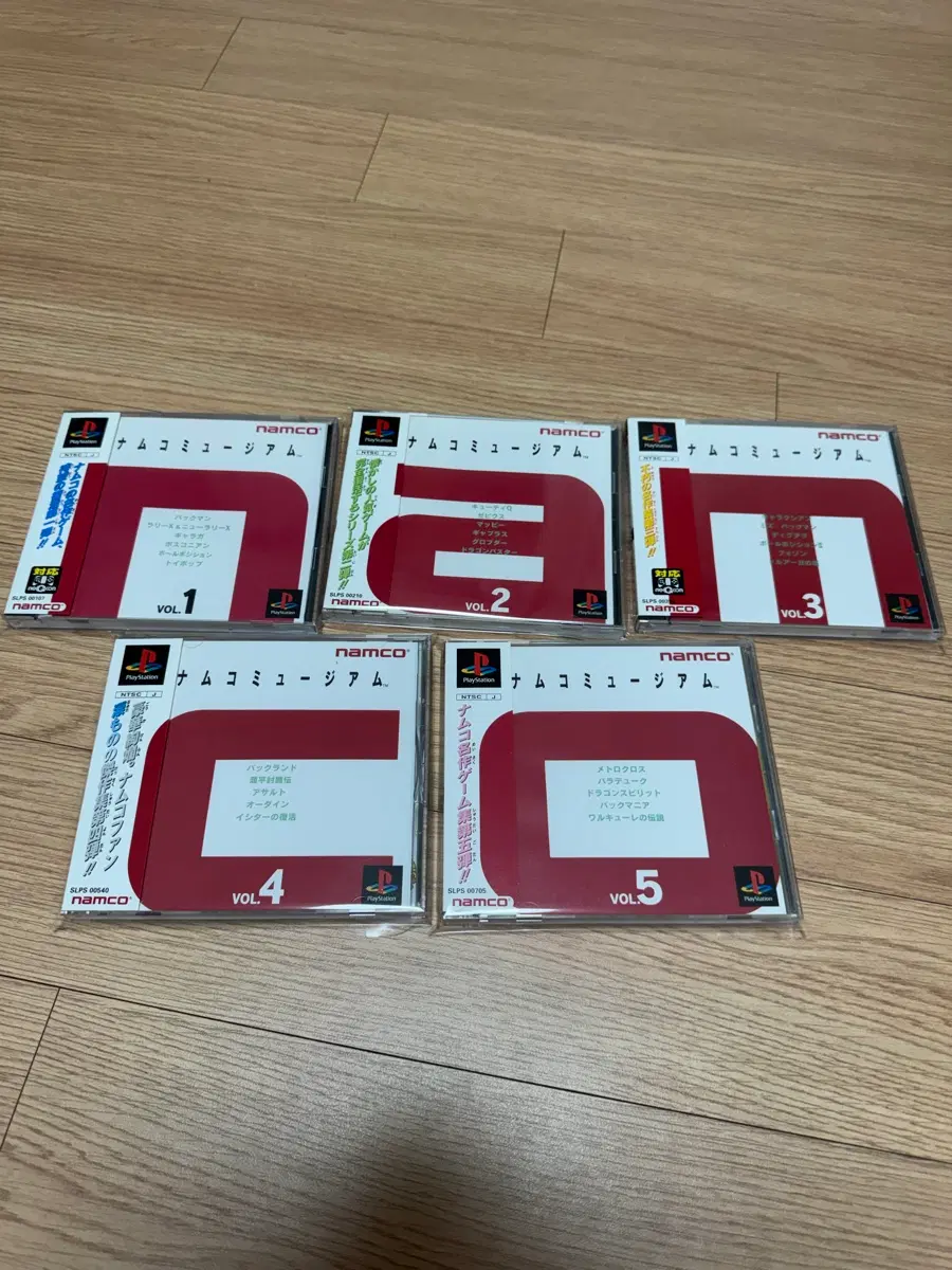 PS1/2 남코 뮤즈엄 1-5완품