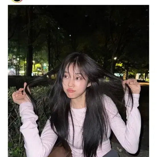 (노윤서)엘씨디씨티엠 (LCDC) 핑크 롱슬리브 니트