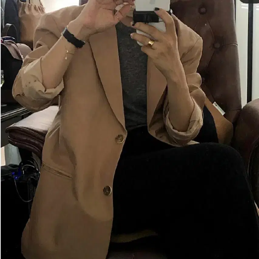 쏭바이쏭 오버사이즈 자켓