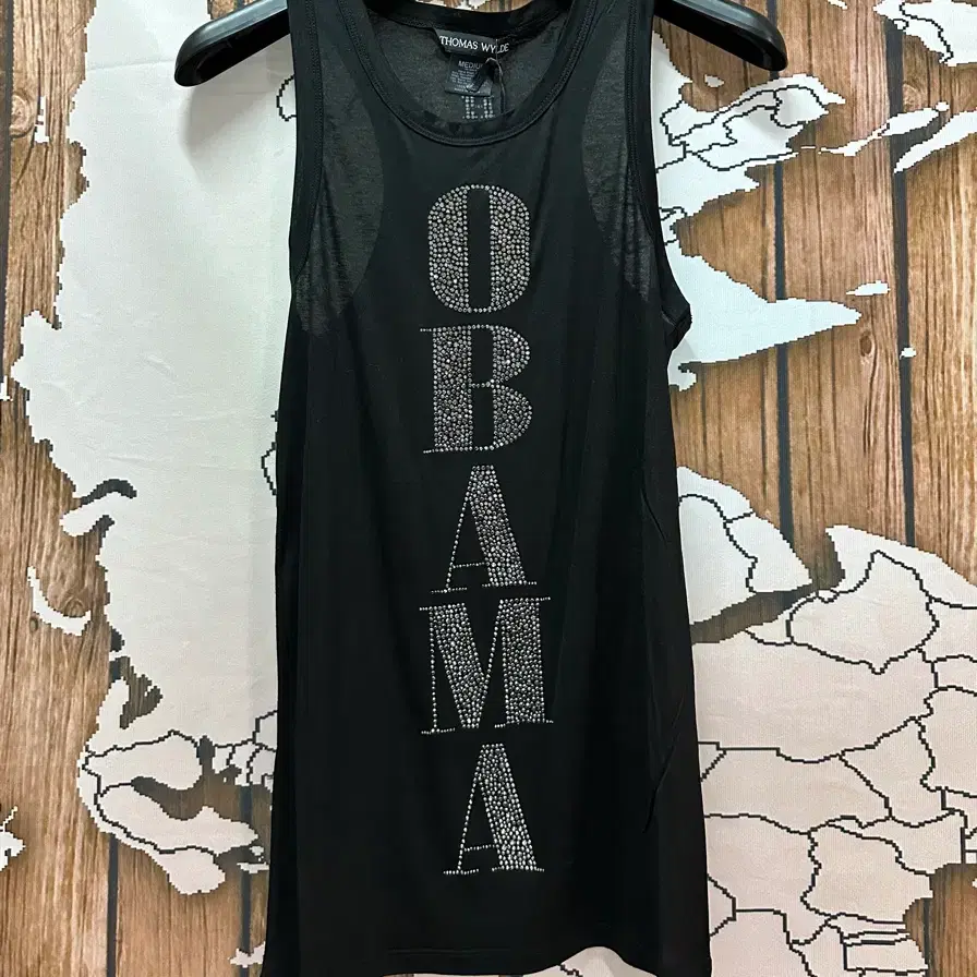 토마스 와일드 THOMAS WYLDE OBAMA 크리스털 롱 민소매 M 새상품
