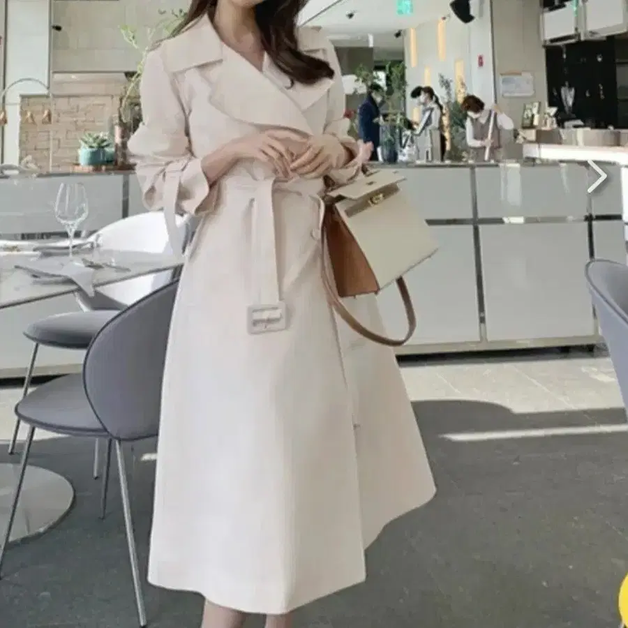 아옳이 김민영 쇼핑몰 로아르 클래식 롱 트렌치코트 55
