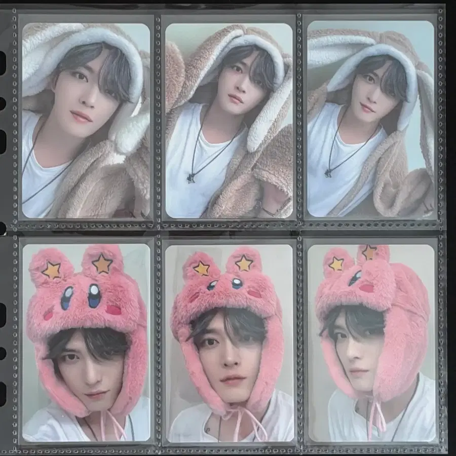 김재중 토끼담요 + 별의커비 포카 일괄