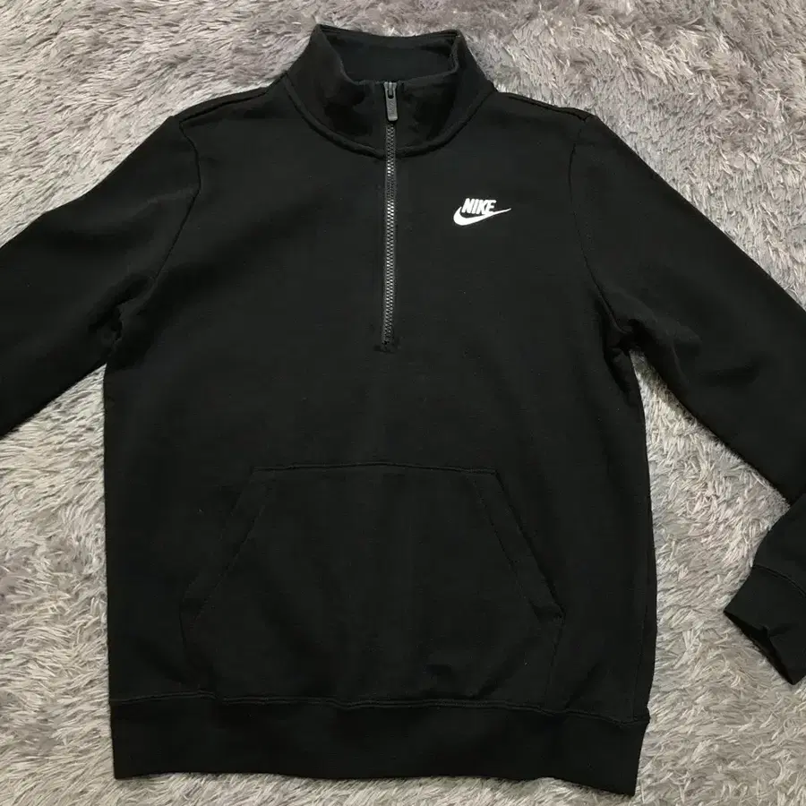 [여성 S, A급] 나이키(NIKE) 플리스 반집업 티셔츠1078
