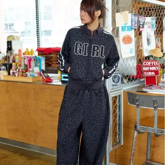 NYXX leopard 트레이닝 셋업