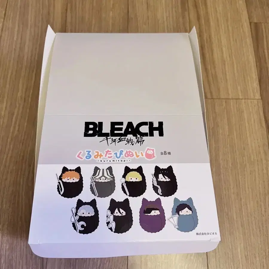 블리치 타피누이 8개(이치고,아이젠,히라코 신지,우라하라,토시로,뱌쿠야,루키아,우류)