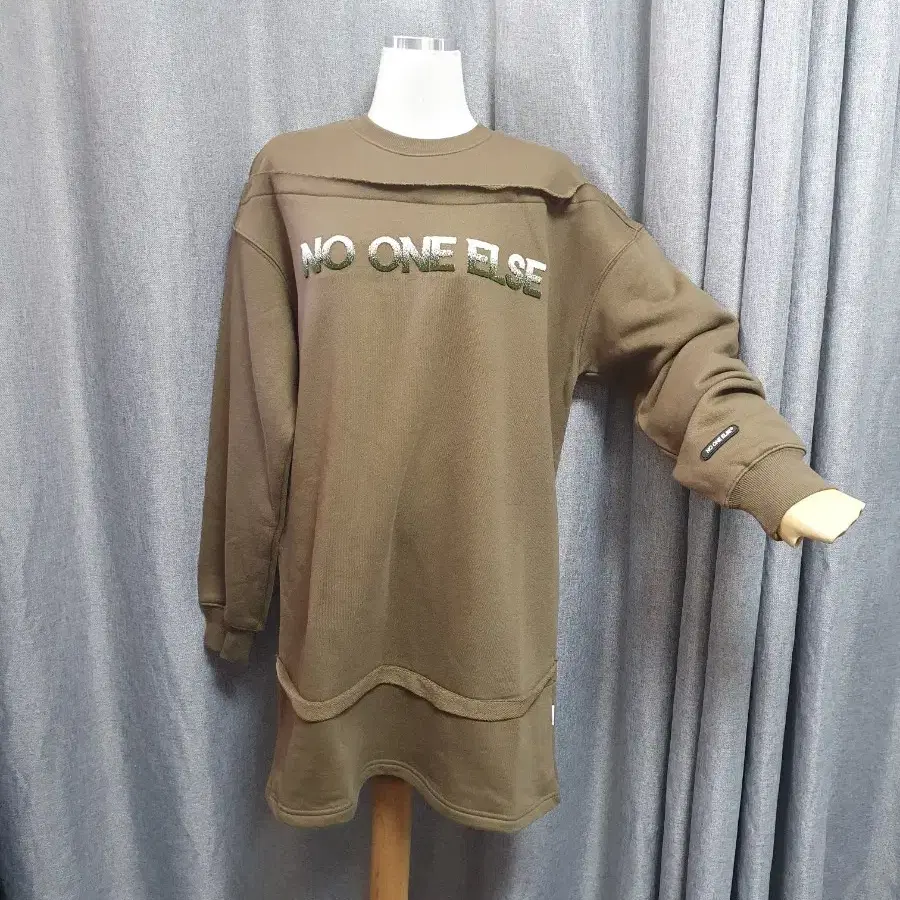 노원엘스 카키 미니원피스