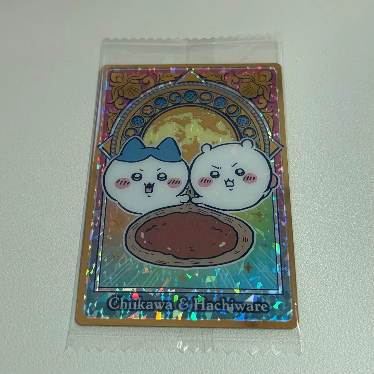 먼작귀 치이카와 웨하스 카드 치이카와&하치와레 레어카드