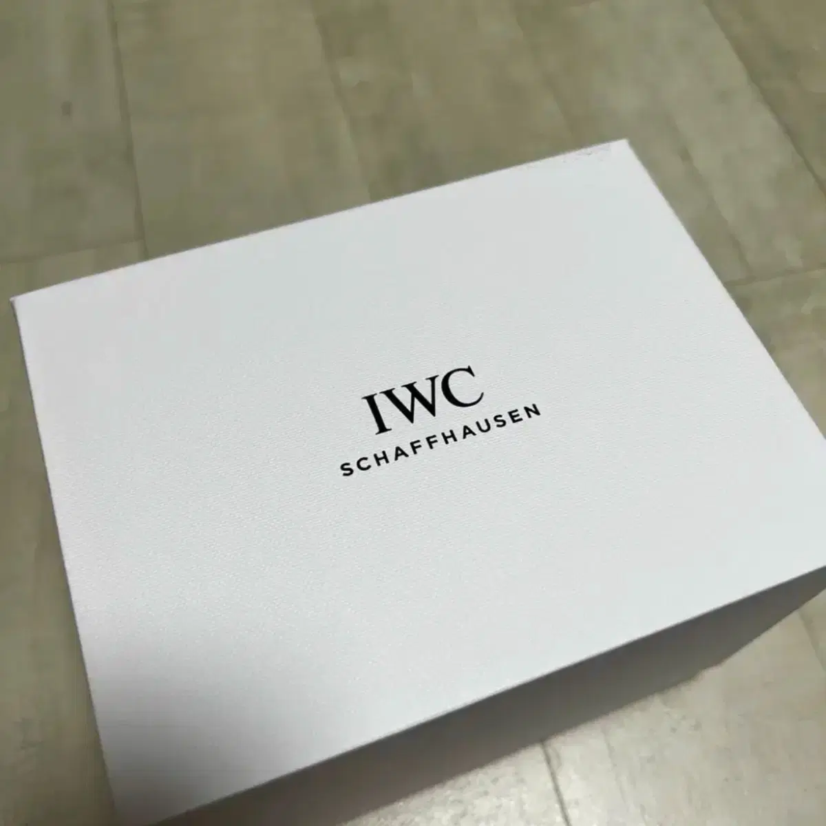 IWC 케이스 박스 (정품, 새상품)