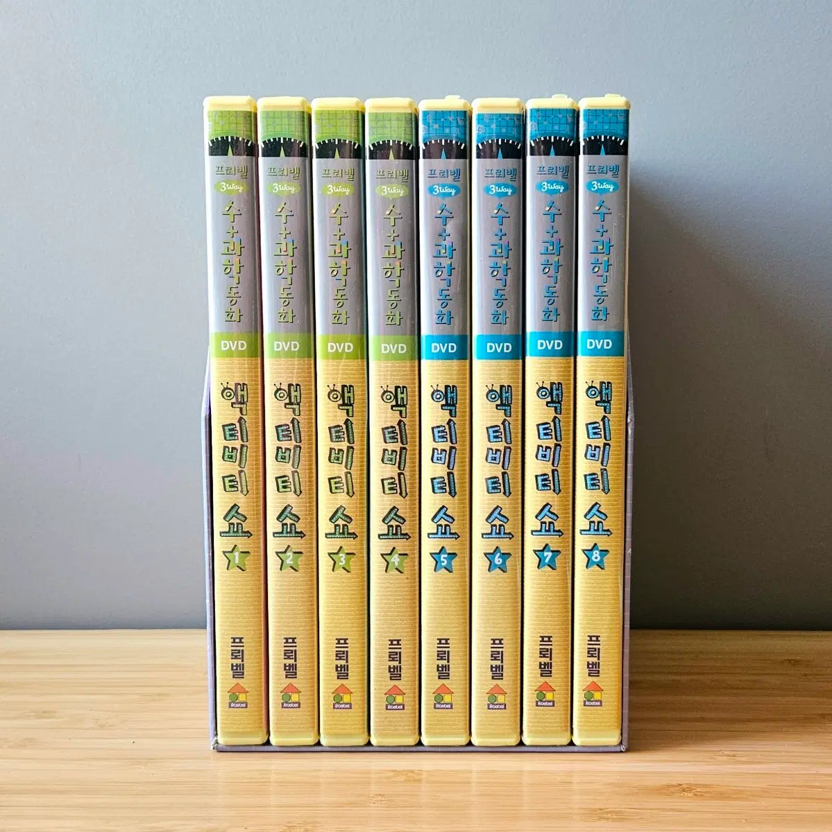 [거의새것] 프뢰벨 수과학동화 액티비티쇼 DVD 세트