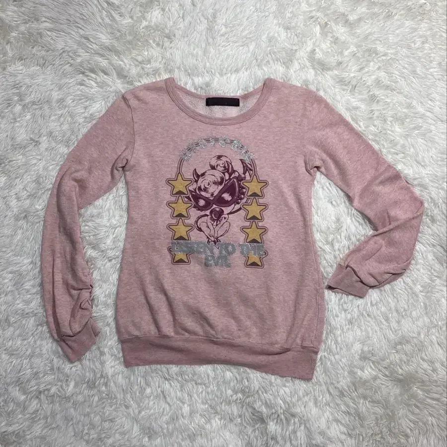 Hysteric Glamour 미니 글리터 스타 셔링 맨투맨