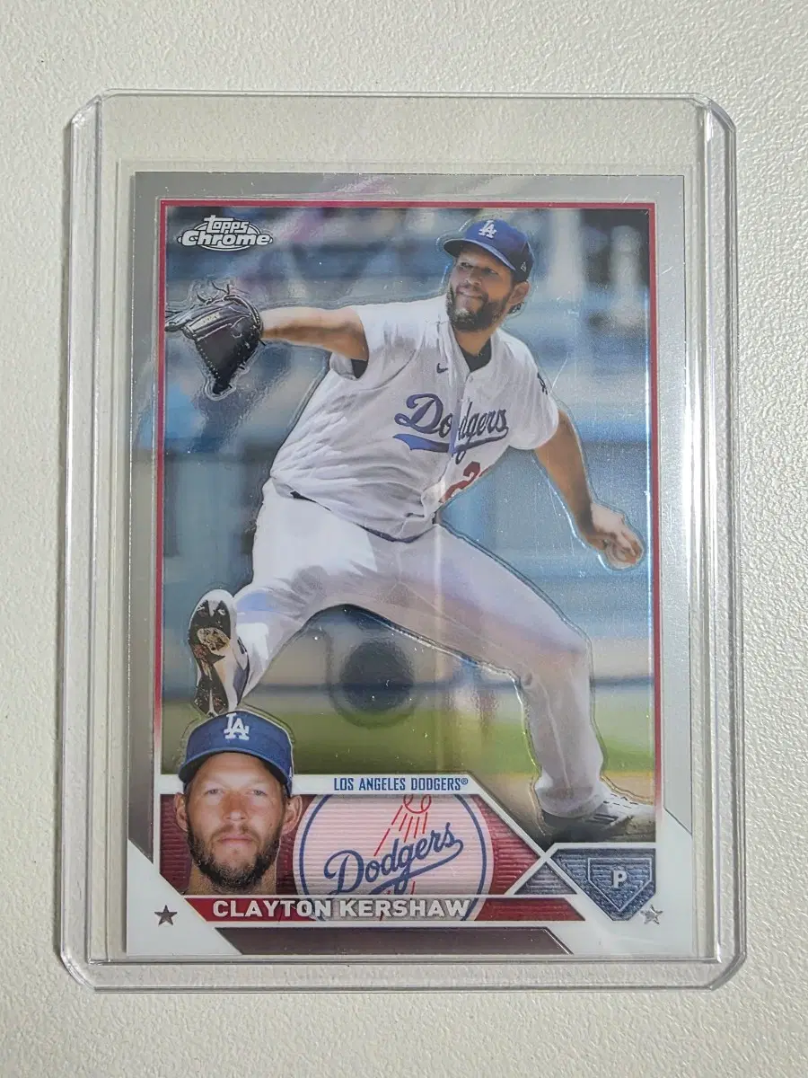 2023 mlb 클레이튼 커쇼 탑스 크롬 카드 la다저스