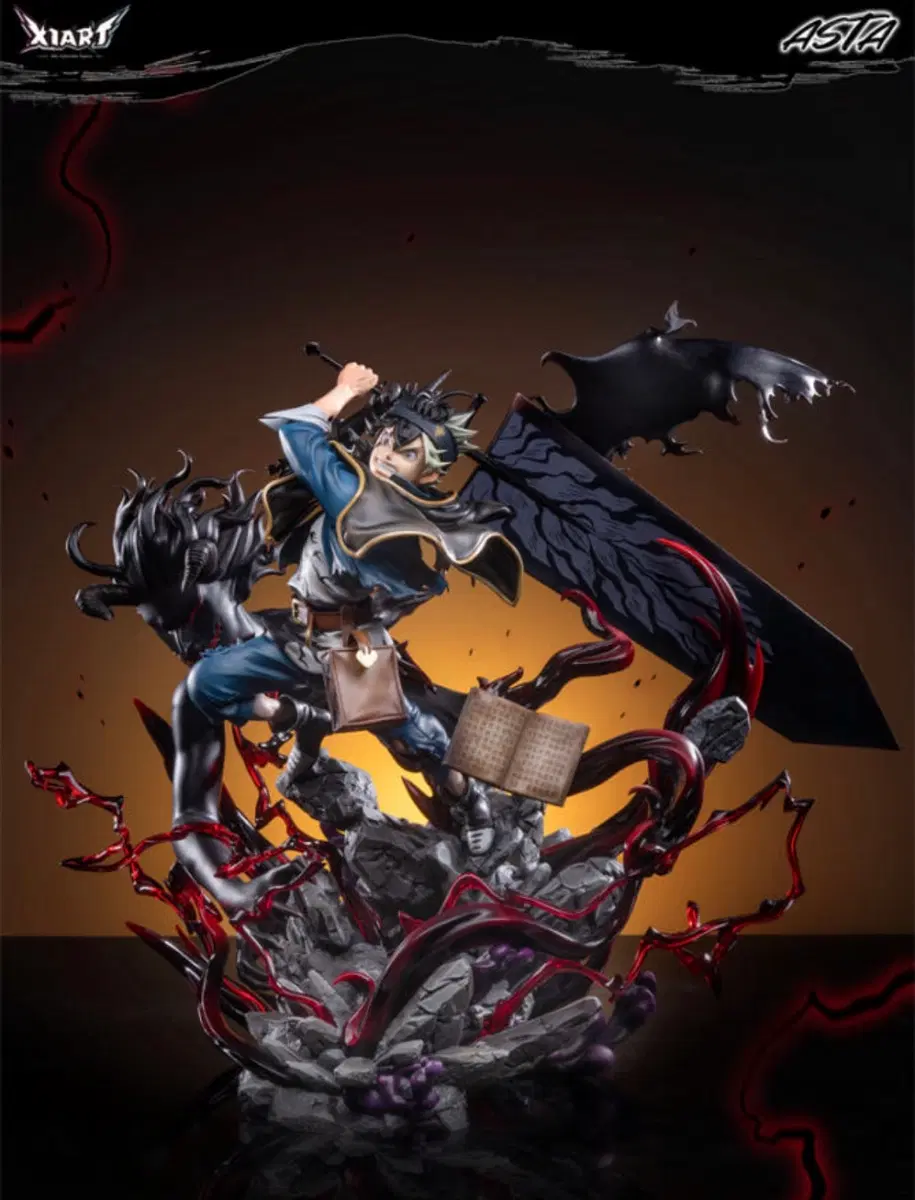 X1art 블랙클로버 아스타 레진 피규어 미개봉 판매합니다.