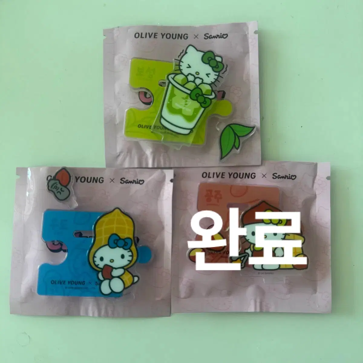 미사용)개별가)올리브영 산리오 아크릴스탠드 우도 보성 공주