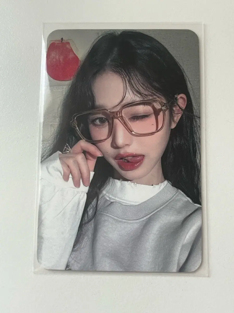 장원영 너드녕 안경 마인 대만싸인 미공포