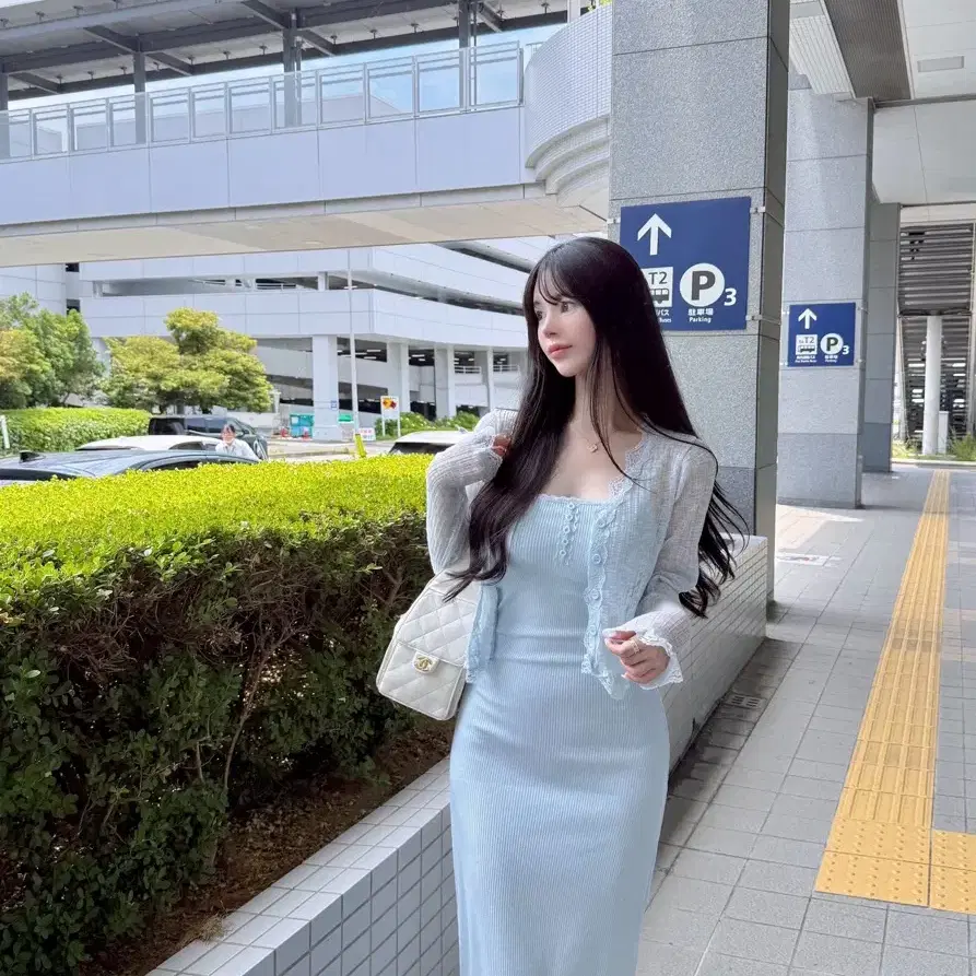 메이윤 레이스 2피스 셋업 레이스 가디건 + 롱원피스 소라