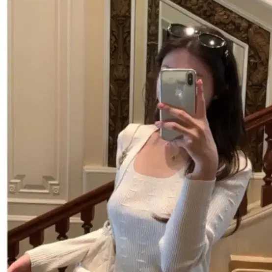 새상품 웨어 웨더 토아 니트 가디건